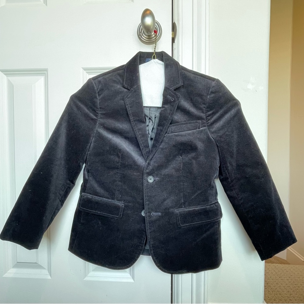 Black VELVET Crewcuts blazer - Size 8